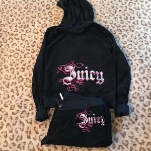 Juicy Couture velour track suit